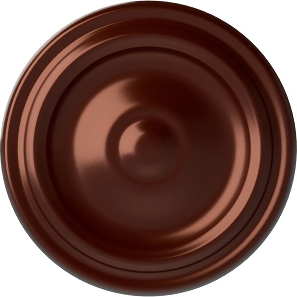 Ekena Millwork Maria Ceiling Medallion (Fits Canopies up to 1 3/4"), Hnd-Painted Antique Copper, 9 5/8"OD x 1 1/8"P CM09MAACS - main
